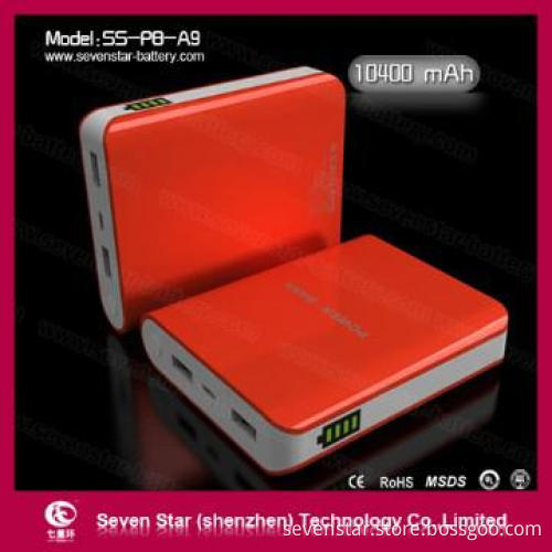 Power Bank with High Capacity 10400 mAh